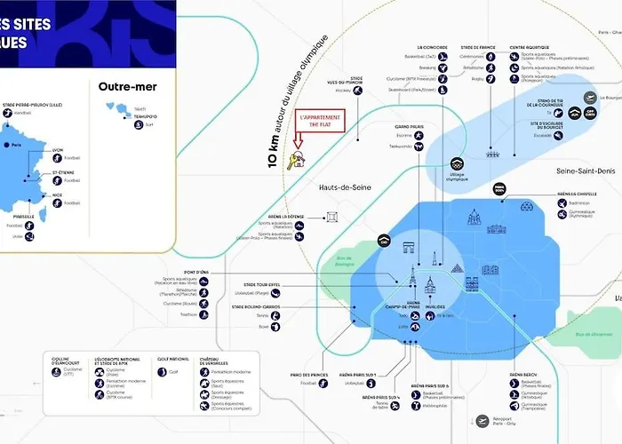 아파트 Pour 2, Ideal Pour Les Jo